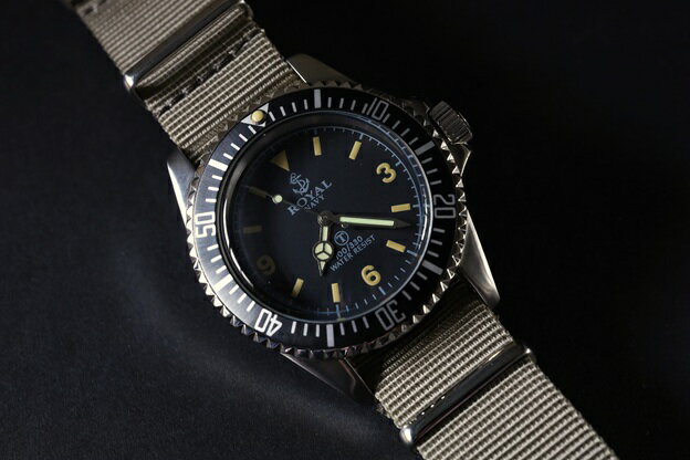 【送料無料】FAR EASTERN ENTHUSIAST(ファーイースタン エンスージアスト) 〜 FE-RNW / ROYAL NAVY WATCH / SILVER NYLON 〜