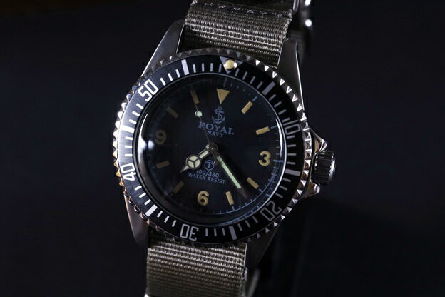 【送料無料】FAR EASTERN ENTHUSIAST(ファーイースタン エンスージアスト) 〜 FE-RNW / ROYAL NAVY WATCH / SILVER NYLON 〜