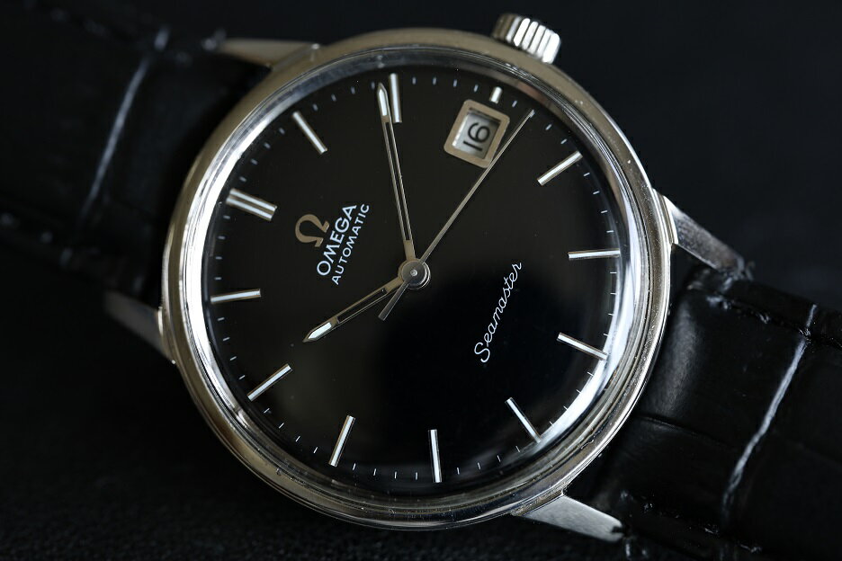 【送料無料】OMEGA(オメガ) 〜60's Seamaster Black Mirror dial Cal.565〜