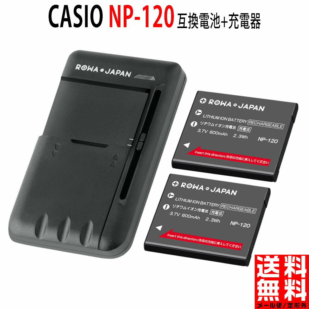 【充電器と電池2個】CASIO対応 カシ