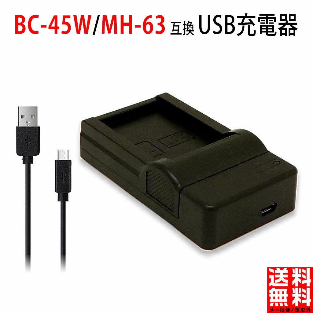 【超軽量】FUJIFILM BC-45W 互換 USB充電