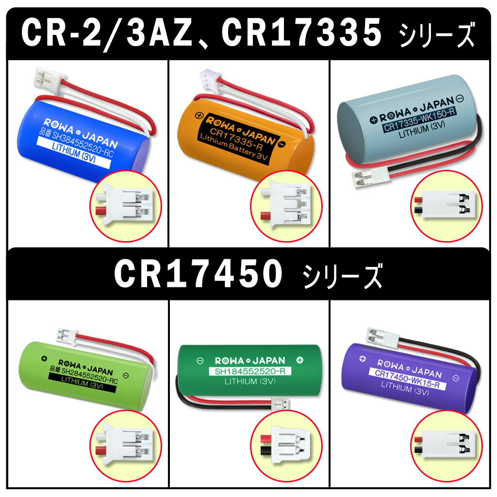 【ロワジャパン】マクセル対応 ニッタン対応 CR17450-WK15 三洋電機対応 CR17450E-R-CN17 互換 電池 住宅用火災警報器 専用 3