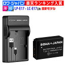 キャノン対応 LP-E17 lp e17 LC-E17 LC-E17E 互換 バッテリーパック 【USB充電器セット】 EOS RP X9i X10i キヤノン...