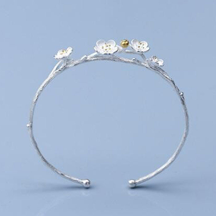【送料無料】 桜 ブレスレット バングル 花 サクラ さくら プレゼント ギフト ガーリー 可愛い スチームパンク パーティ ハロウィン イベント 春 入学祝 卒業祝 レディースの商品画像 3
