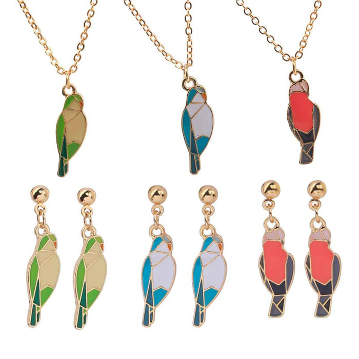 【送料無料】 ネックレス ステンドグラス オキ...の紹介画像2