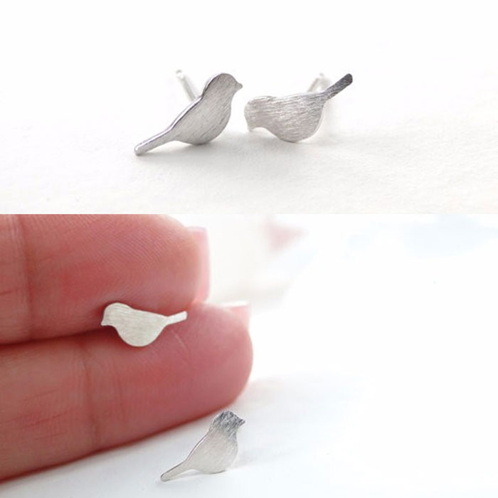鳥ピアスバード小鳥カワイイかわいい可愛いぺアシルバーゴールドピンクインコオウムレディースシンプル小ぶりとりトリアクセサリーギフト