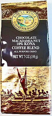 ロイヤルコナコーヒー チョコマカダミア/10 KONA粉タイプAD7oz(198g)