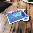 【訳アリSALE品・メール便送料無料】ハワイアンマグネット/BlueHawaii/ブルーハワイ