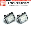 LEDライセンスランプ 車種専用設計 社外品 ベンツ Cクラス W204 Eクラス W212 CLクラス W216 CLSクラス W218 Sクラス W221 後期 等【あす楽】【配送種別:B】