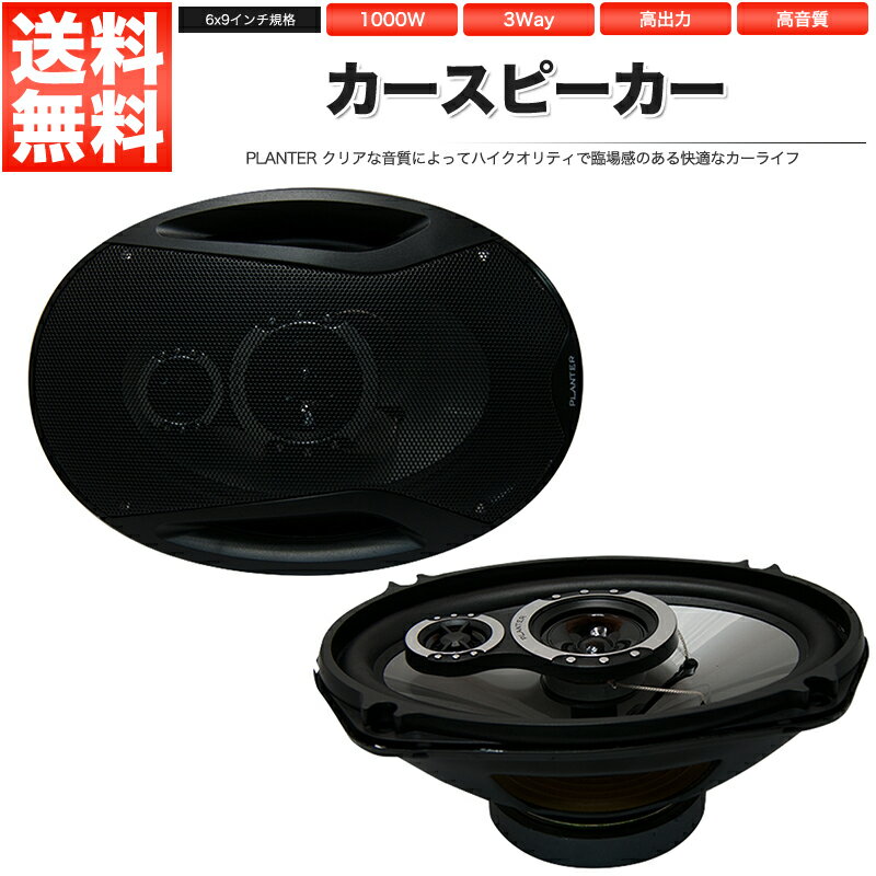 J[Xs[J[ ㋉f TS-G6941R 6~9inch 6~9C` MAX1000W  J[I[fBI Xs[J[