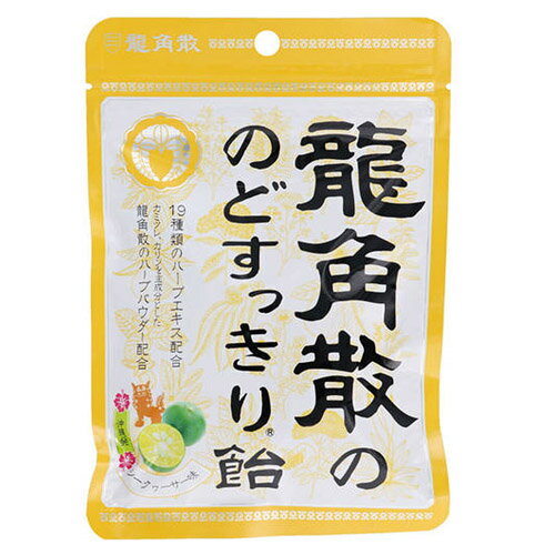 龍角散ののどすっきり飴シークヮーサー袋　88gx2袋のサムネイル