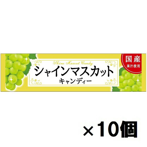 ライオン菓子 シャインマスカットキャンディーST 10粒×10個【賞味期限：2026年5月】のサムネイル