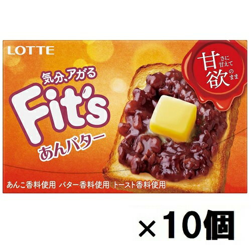 ロッテ Fit's（フィッツ）甘欲のあんバター 12枚×10個