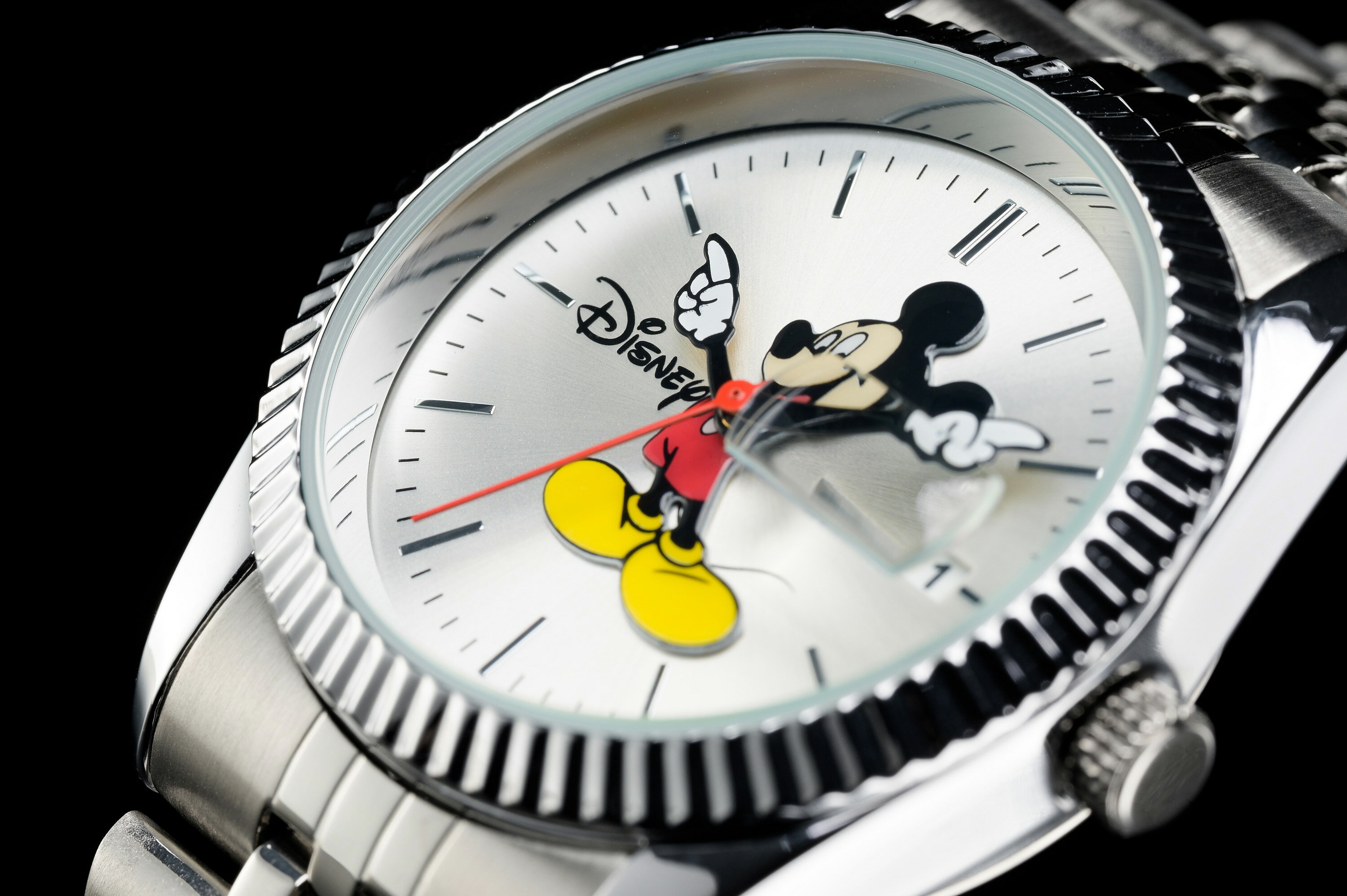 ANOTHER HEAVEN アナザーヘブン Disney Mickey ミッキー 腕時計 ヴィンテージ復刻モデル デイトジャスト DATEJUST (SILVER)