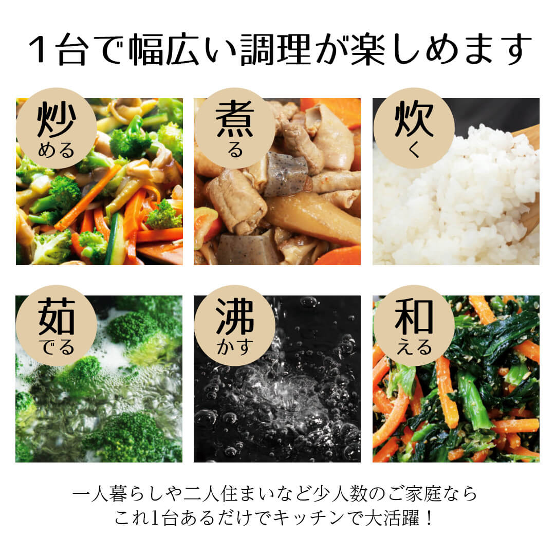 片手鍋 マルチポット 2.3L ih IHマルチポット 2.3 ミラー ガラス蓋付 プリマ IH対応 ガス火 オール熱源 ガス 鍋 炒め鍋 ミルクパン ポット 注ぎ口 おしゃれ オシャレ シンプル 丸い まるい 小さい 新生活 一人暮らし ベス royal3000-10028582 【ロイヤル通販】 サンプル画像2