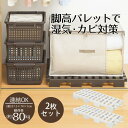 マルチパレット 2枚セット | 押入れ すのこ 連結タイプ スノコ 収納 布団 マット 毛布 収納 クローゼット ベランダ プラスチック 通気性 カビ 湿気 対...