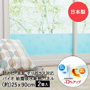 【 エントリーでポイント5倍 9/4(木)20:00~9/11(木)1:59まで 】 バイオ 結露吸水断熱パネル すりガラス対応 ドット 25×90cm 2個セット アール 日本製 |結露吸水 吸水テープ 窓 窓ガラス 結露 結露対策 断熱シート 断熱パネル 結露防止シート 防カビ 結露