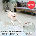 【エントリーポイント5倍7/19(土)20:00〜7/26(土)01:59まで 】 ペット ひんやりマット 90×180cm グレー INHM-01 明和グラビ...