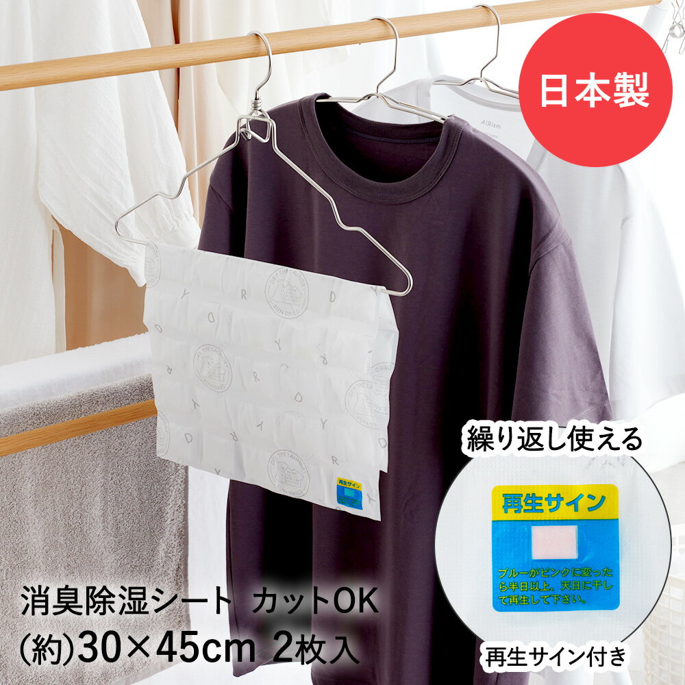 消臭 室内干し 除湿シート 2P アール | 部屋干し 消臭シート 湿気対策 湿気 除湿 シート 吸水 カット カットOK 繰り返し 再利用 エコ 乾燥 吊り下げ 床置き 洗濯槽 洗濯物 雨の日対策 梅雨対策 臭い対策 ニオイ対策 洗濯グッズ 消臭効果 便利 ジメジメ対策 ジメジメ 対策