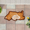 コイヤーマット パティ ブラウン | 玄関マット 屋外 犬 いぬ イヌ おしゃれ 泥落とし 薄型 かわいい エントランスマット ドアマット 玄関 ベランダ バルコニー テラス ガーデン デッキ ココヤシ マット 玄関ラグ ラグ 足マット 自然 天然繊維 ガーデニング雑貨 ガーデニング