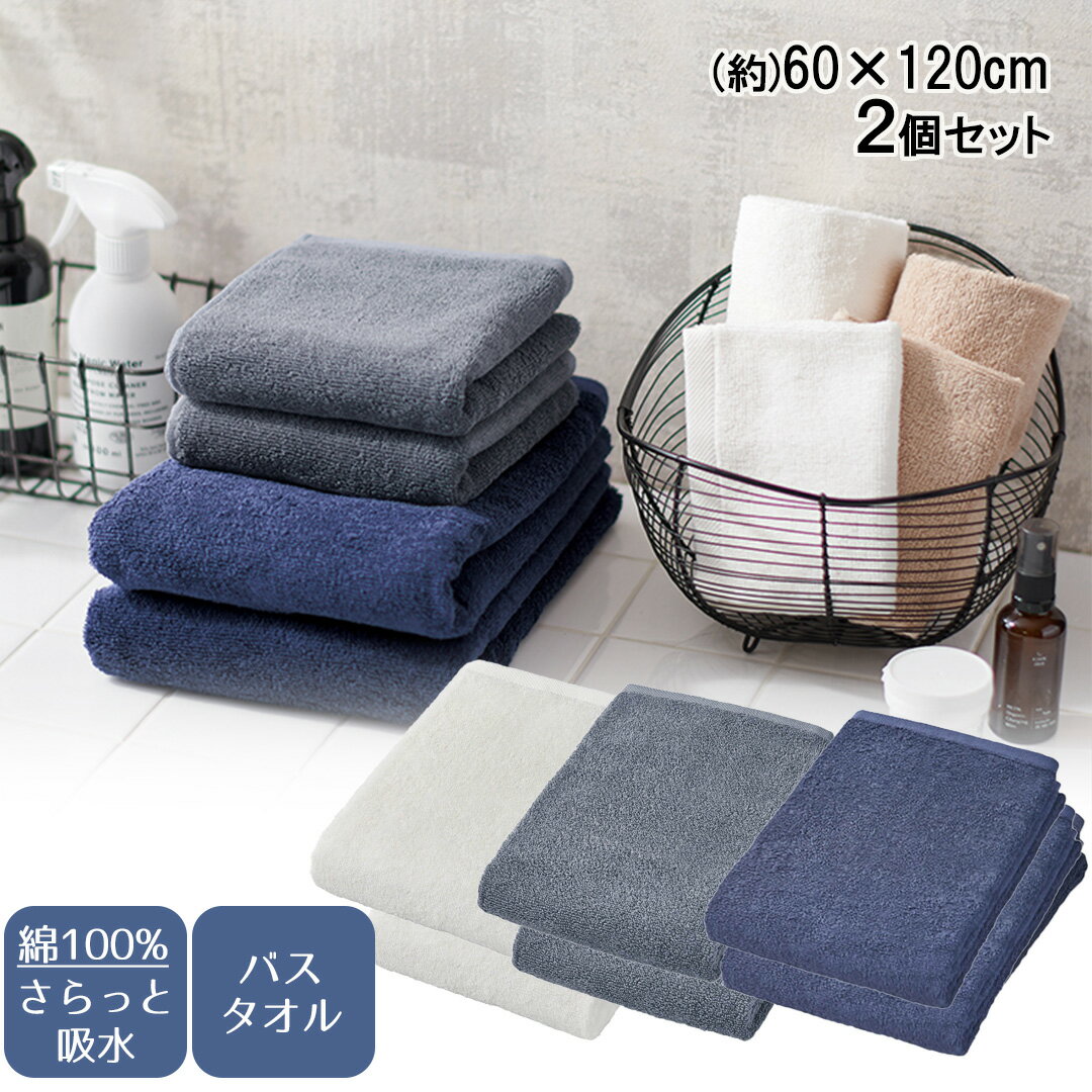 【 ポイント5倍 10/30(木)00:00〜10/30(木)23:59まで 】アウトレット さらっと吸水 バスタオル 2枚セット 天馬 | 綿100% タオル...