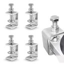 4個セット Cクランプ ステンレス鋼 45mm クランプ 木工用 固定 クランプ 溶接作業 防錆 耐久性 クランプ クリップ 木工 調節可能な 建物用 家庭用 ...
