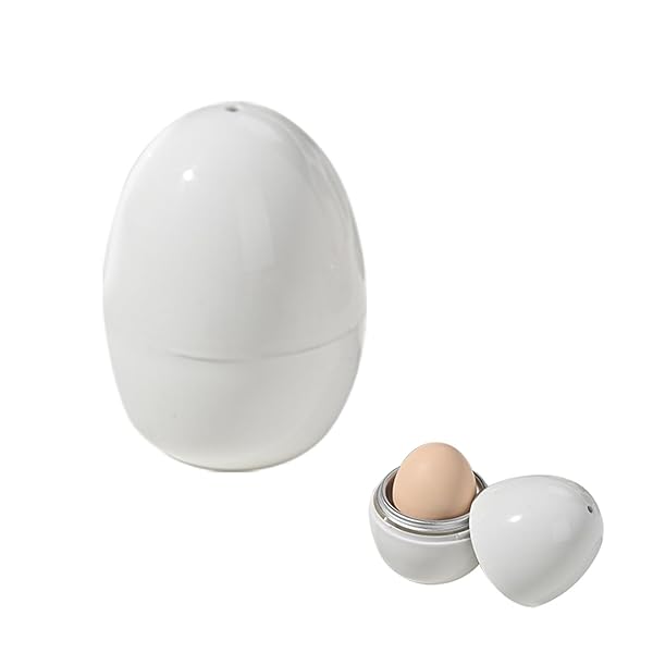 電子レンジ卵蒸し器 レンジ ゆで卵メーカー 1/4 容量 ゆで卵メーカー 半熟卵焼き器 手早く卵を調理 シ..