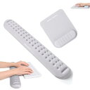 UnivoColors リストレスト一体型マウスパッド/キーボードリストレスト 2点セット 人間工学デザイン 手首置き 疲労低減 柔らかい素材 ストレス解放 マ...