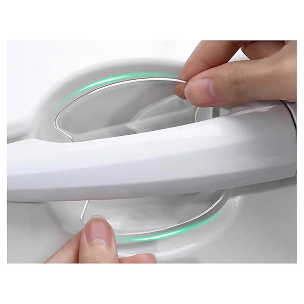 ドアハンドルプロテクター タント LA650S系 LA660S系 R1.7~ に対応 ドアノブ 引っかき傷防止 8枚セット 透明