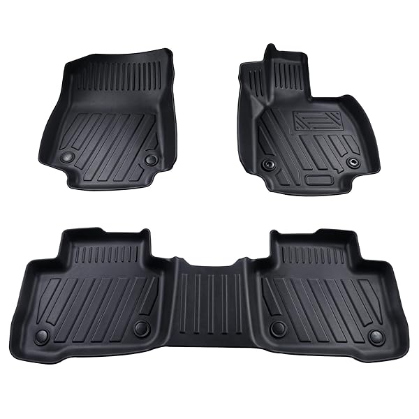 RAV4 5Dフロアマット 防水マット 滑り防止 セカンドマット 耐汚れ ガソリン車 ハイブリッド車対応 TPE素材 カスタムパーツ 車種専用設計 取付簡単 保護パーツ カー用品 3PCSセット