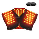 電気肩パッド 70℃・63℃・56℃ 電熱ヒーター 加熱パッド 肩用サポーター 肩ウォーマー 旅行用&家庭用&オフィス用 肩冷え 丸水洗い 男女兼用 5タイプ ブラック