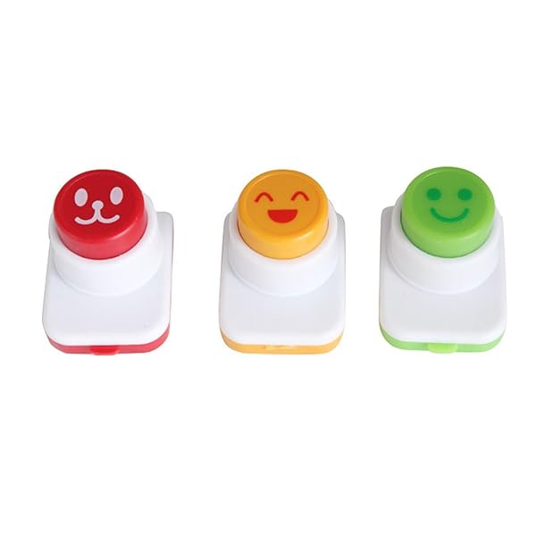 【送料無料】三個入り、海苔パンチ 海苔カッター にこにこパンチ 笑顔 可愛い表情 のりパチン かんたん..