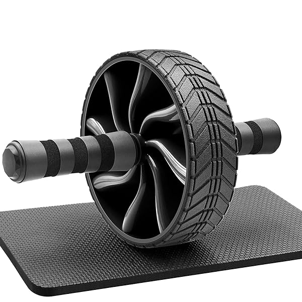 【送料無料】腹筋ローラー 1輪 静音 アブローラー スリムトレーナー アブホイール 上半身筋トレ 膝保護..