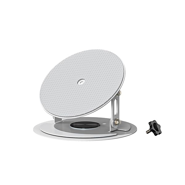 【送料無料】プロジェクター スタンド 30kg 超耐荷重 卓上スタンド 360度回転 180度垂直調整 ブラケット 高さ&傾斜角度調整可能 標準的の1/4インチネジ通用 金属構造 プロジェクター台座 AC1061など大幅適用 ホワイト