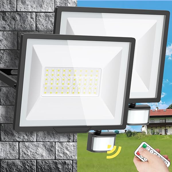 【送料無料】【★2024年新昇級・爆発的な明るさ・人感機能付き★】 センサーライト 屋外 コンセント 超爆光 led 投光器 100v 60w 10000LM ...