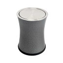 【送料無料】ゴミ箱 スチール製 小さい6l オフィス おしゃれ ごみ箱 スイングカバー インナーボックスなし ゴミ入れ グレー カラー モダンなデザイン ホーム...