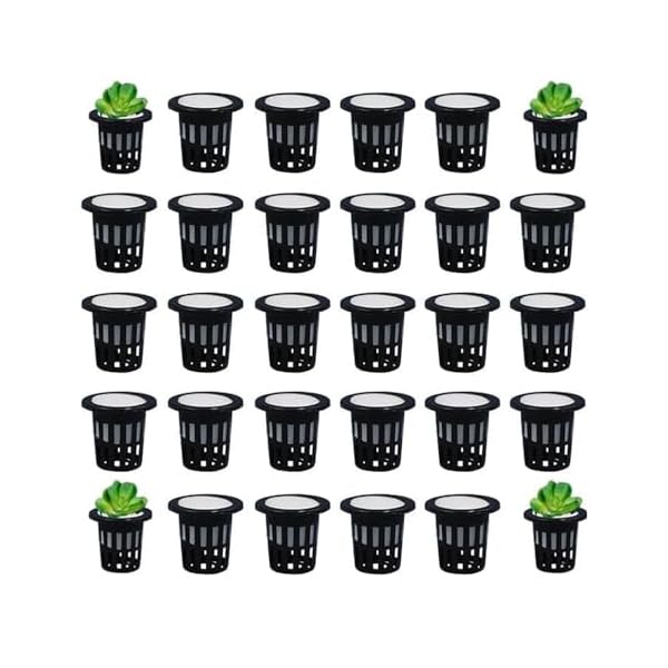【送料無料】水耕栽培鉢 定植かご プラスチックメッシュポット 水耕栽培ポット 園芸 庭園 有機栽培  ...