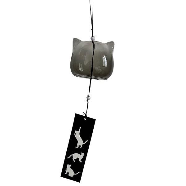 【送料無料】風鈴 ガラス風鈴 おしゃれ 和風デザイン 涼しい音色 ウィンドチャイム wind chime 金魚 クローバー アサガオ ネコ 短冊付き クリスマス...