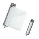 【送料無料】洗濯機 糸くずフィルター シャープ ES-LP1 ES-LP2 対応用 ゴミ取りネット 洗濯機 フィルター 互換品 2本入り(ダークグレー)