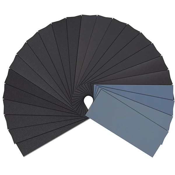 【送料無料】サンドペーパー 詰め合わせ サンドペーパー アソートパック ウェットサンディングペーパー 9x3.6インチ ウェットドライサンドペーパー 120/1...