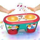 【送料無料】おもちゃ 楽器 知育玩具 0歳1歳2歳3歳 ドラム 音楽おもちゃ 人気ランキング 8色回転ライト 10曲メロディ 8種類楽器効果音 女の子 男の子 誕生日プレゼント クリスマス 出産祝い (Aドラム)