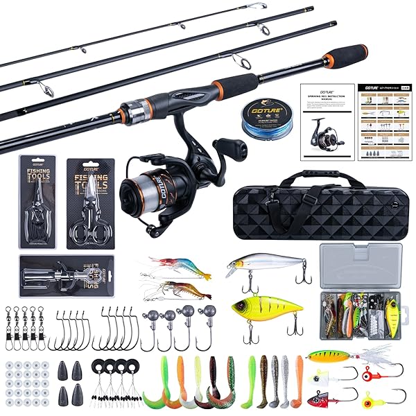 【送料無料】Xceed スピニングロッド 海セット コンパクト エギング シーバス スピニングリール 道具ケ..