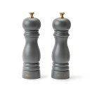 【送料無料】BILL.F アカシア木製ソルト&ペッパーミルセット ? 7インチ手動ミル、調整可能なセラミック刃、詰め替え可能で使いやすい、ナチュラルウッドデザイ...
