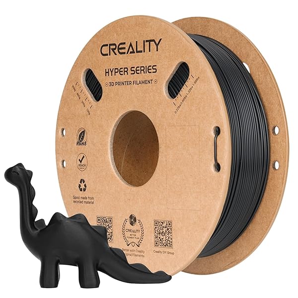 【送料無料】Hyper PLA Creality フィラメント 高速 1.75mm K1 Max/Ender 3 V3 SE/KE 用 高速フィラメント PLA 3D プリンター用フィラメント 高速30-600mm/s 1kg(2.2lbs)/スプール 寸法精度±0.03mmブランド色Hyper PLA-ブラックモデル商品説明【商品概要】【最大600mm/秒の高速印刷】Creality PLAフィラメント1.75mmは、印刷効果を下げることなく、最大600mm/秒の速度で印刷することができます。また、高速印刷と通常速度の印刷を同時にサポートすることができ、印刷効果は非常に繊細です。【より強力より高い靭性】Creality 3dプリンター用フィラメントPLAは、従来のPLAよりも強靭で弾力性があり、ABSよりも引張強度が高いため、破損しにくく、モデルをしっかりと支えます。【均一な直径と安定した押出を実現】双方向レーザー径測定により、フィラメント径の精度を±0.03mmの厳しい公差で維持しています。これにより、滑らかで安定した押出がされ、ノズルの詰まりを効果的に防止します。あらゆるFDM方式の3Dプリンターとの互換性に優れています。【詰まりのない、ストレスフリーな印刷体験へ】精密な自動巻き取りが絡みづらいきれいな巻きを実現。高精度な線径と相まって、ノズルへのスムーズな送材をし、印刷の悩みの種である詰まりや中断を大幅に減少させます。【地球と共に創造する】当社の環境への約束は製品そのものだけに留まりません。包装には紙製リールと再生材ボックスを採用し、プラスチック使用量と輸送時の炭素排出量を削減。ものづくりと地球環境保護の両立を目指します【商品説明】【商品詳細】商品種別：産業・研究開発用品商品名：【送料無料】Hyper PLA Creality フィラメント 高速 1.75mm K1 Max/Ender 3 V3 SE/KE 用 高速フィラメント PLA 3D プリンター用フィラメント 高速30-600mm/s 1kg(2.2lbs)/スプール 寸法精度±0.03mm製造元：Creality商品番号：CX-HP-PLA-1BK色：Hyper PLA-ブラック【当店からの連絡】お客様にご満足いただけるよう、最後まで誠意を持って気持ちの良いお取引を心がけております。