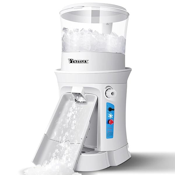 【送料無料】500W電動かき氷機、氷砕機680kg/hのかき氷能力を持ち、15Lの大容量氷貯蔵タンク付き、かき..