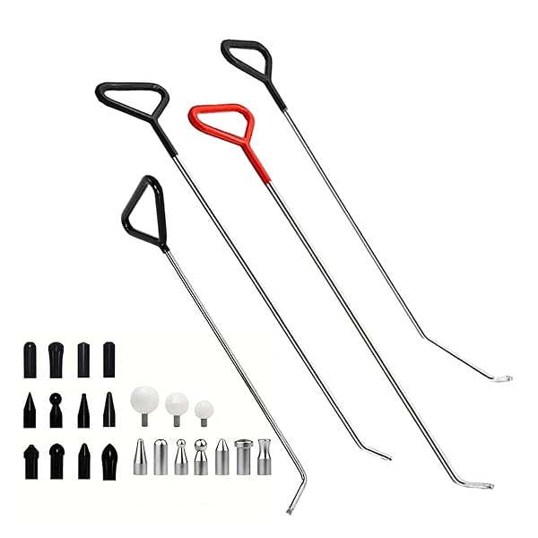 【送料無料】デントリペアツール 車凹み修理 塗装が不要 デントリペアキット DIY修理工具 修理ツールキット 補修ツール 凹み修理 修復ヘッド 車の凹み直し 修復工具 HCツール4本セット