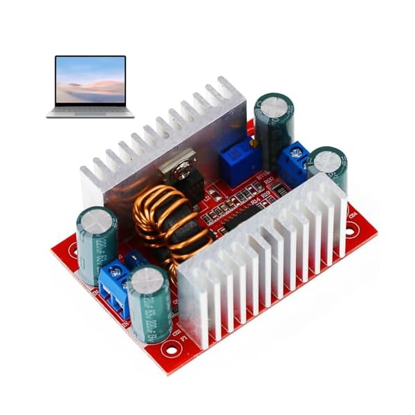 【送料無料】DC-DC昇圧コンバータ 400W 昇圧モジュール 15A 最大入力 12A 出力可能  ...