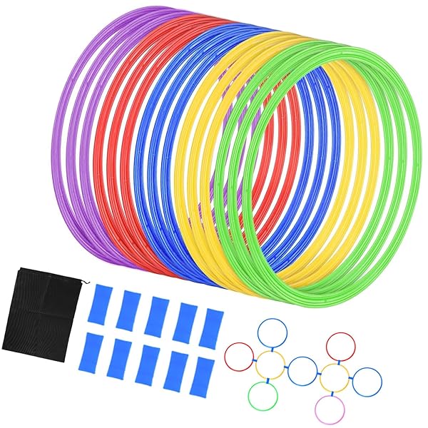 【送料無料】スピードリング 練習リングフラット トレーニング サッカートレーニング用品 スビード養成 ドリブルアジリティ 部活動練習 陸上 競技 野球 ケンケン...