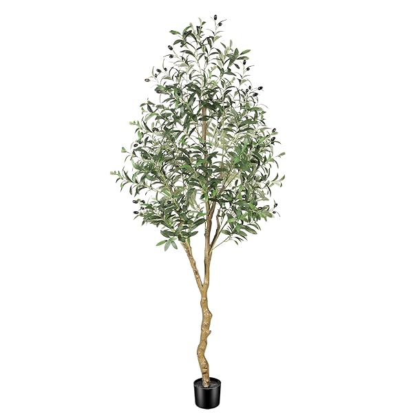 【送料無料】人工観葉植物 オリーブの木 183cm 室内用 フェイクグリーン 光触媒 消臭対応 お手入れ不要 おしゃれなインテリアグリーン フェイクオリーブの木 観葉樹 鉢植え付き リビング オフィス 造花 飾り用