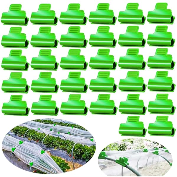 【送料無料】温室クランプクリップ 植物用クリップ 家庭用ビニールハウス用ビニールシートクリップ 32 ...